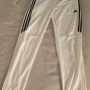Adidas Womens Large White Track Pants